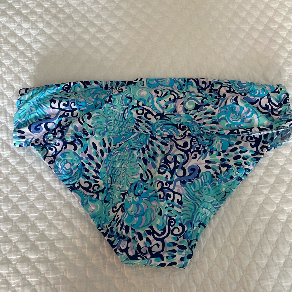 Lilly Pulitzer lagoon hipster swimsuit bottom size 12